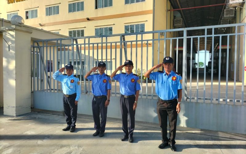 Top 10 Công ty bảo vệ tại Đức Hoà chất lượng tốt nhất 19 Bảo vệ của Đại An Thiên Long được đào tạo bài bản